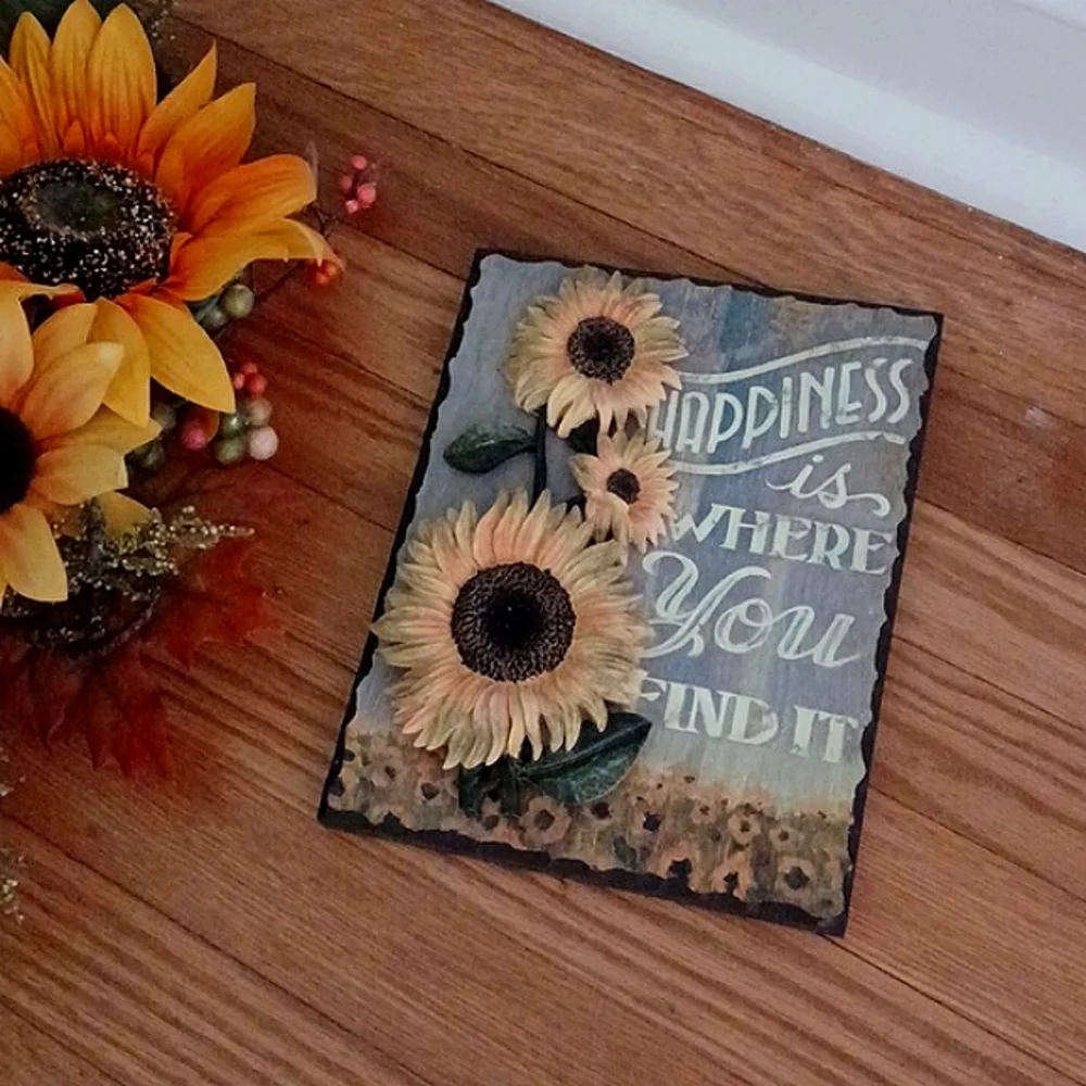 Sunflower decorations 3 pieces